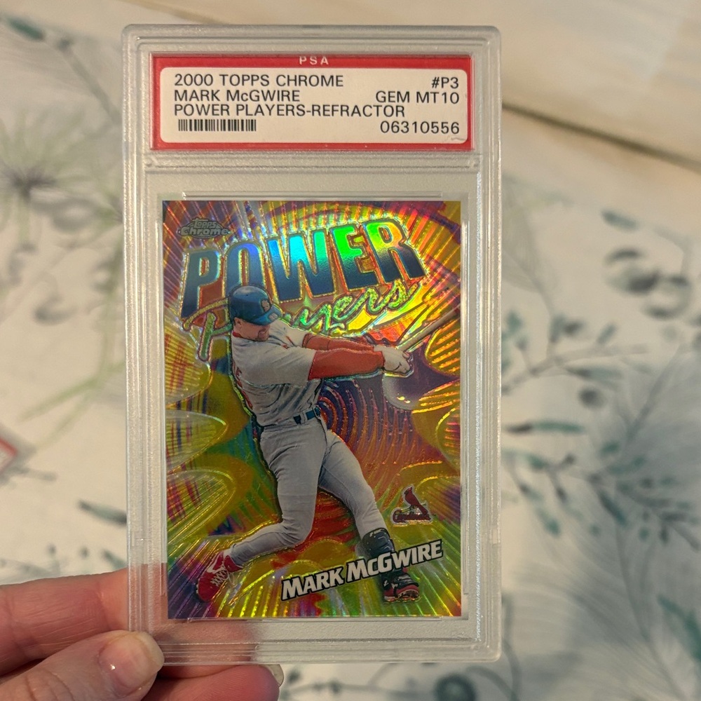 Topps Chrome 2000 Mark McGwire Power Players Refractor PSA GEM MINT 10
